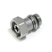 Bocchettone telescopico in ottone, cromato con autotenuta e calotta Giacomini R173TG 1/2'x3/8'