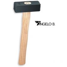 Bocciarda dentata manico 2 teste bocciardatura 1000gr Angelo B.