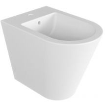 Stand-Bidet 37x54 cm aus glänzender weißer Keramik Azzurra Ceramica Forma
