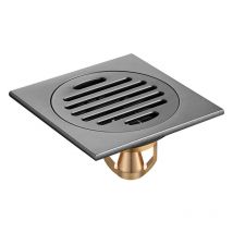 Memkey - Bodenablauf für Badewanne, abnehmbare Ablaufabdeckung für Badezimmer, Dusche, Zimmer, Toilette, quadratisches Gartensieb, rostfreier