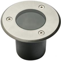 GTV Lighting ALFA MINI GU10 Bodeneinbauleuchte Edelstahl IP67 Durchmesser 520mm Höhe 70mm Energiesparend