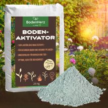 Petigi - BodenHerz Bodenaktivator, mit Mineralien 100% Natürlich mit Langzeitwirkung zur Bodenverbesserung Bodengesundheit für Beet und Rasen 25 kg