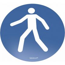 Fath - Bodenschild Fußgängerweg benutzen 450mm