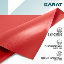 Bodenschutzmatte für Hartböden Neo Erhältlich in vielen Farben Rot 90 x 450 cm