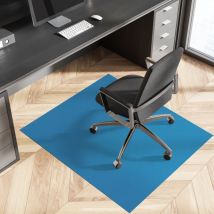 Floordirekt - Bodenschutzmatte mit abgeschrägter Kante Kleopatra Blau 90 x 150 cm