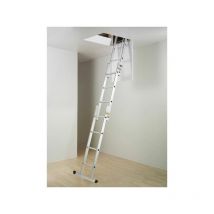 Hailo - Bodentreppe 3-teilig - verschiebbar - Bodenhöhe ab 3,00m - 9344-001