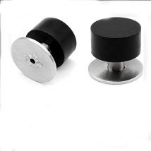 Ahlsen Boden-Türstopper, 2 Stück, solider, praktischer Türstopper und Wandschutz, Schlafzimmertür, Holztür, Badezimmertür, geräuschlose Tür,