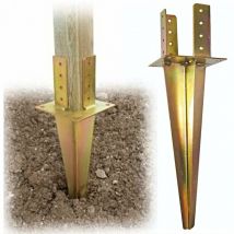 Bodenunterstützungsplatten für Balken - Trave 70x70 mm.