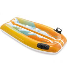 Bodyboard gonflable pour enfants Intex Joy Rider - 6 ans + - 112 x 62 cm - Orange