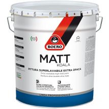Matt koala pittura idropittura bianco extra super lavabile extra copertura - Boero