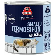 Smalto termosifoni bianco 500ml – Protezione e decorazione – Asciutto al tatto in 1 ora – Boero