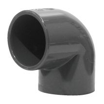 Bogen 90° pvc Druck klein Radius Weiblich Weiblich ø20