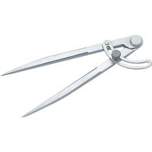 Bogenzirkel Gesamtlänge 250 mm, mit gehärteten und geschliffenen Spitzen