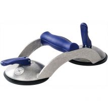 Veribor - Saugheber blue line Trgf.70kg Kopf-Ø 120mm 2 Köpfe Alu