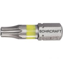BOHRCRAFT Bit-Einsatz mit Farbring 1/4"sechskant TX 15/25 mm Torx