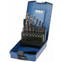 Bohrcraft - Blu Anello In Lavatrice rubinetto Set di punte per trapano in acciaio ad alta velocità e (Co5)/MGB Anello 14 g blu/M3 – M 12/14,/4144 13