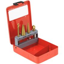 Bohrer Entgratersatz 4 teilig Fräsbohrer Stufenbohrer Schälbohrer Senker