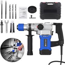 Lucn - Bohrhammer 1500W Schlagbohrer 6 Joule SDS-Bohrer Elektrischer Stemmhammer Abbruchhammer Multifunktions Elektrohammer Bohrhämmer Bohrmaschine