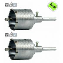 Bohrkronen sds Plus Satz 65 mm + 80 mm Hartmetall Widea Dosenbohrer