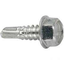 HSI - Bohrschrauben 6-kant Eisen verzinkt din 7504K 6,3x 25 mm sb= 50