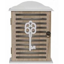 Armoire à clefs murale en bois