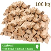Flameup - Bois de chauffage 5-500kg Pour Poêle et Cheminée Brasero Grill Panier à Feu Bûches de Bois de chêne 25 cm