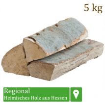 Flameup - Bois de chauffage 5 kg Pour Poêle et Cheminée Brasero Grill Panier à Feu Bûches de Bois de Hêtre 33 cm