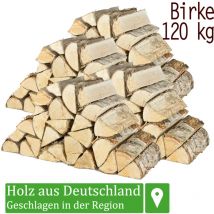 Bois de chauffage Bois de bouleau Sélection de bois 5 - 500 kg de bouleau Pour poêles et cheminées Brasero de poêle pour gril Bûches 25 cm Flameup