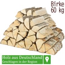 Bois de chauffage Bois de bouleau Sélection de bois 5 - 500 kg de bouleau Pour poêles et cheminées Brasero de poêle pour gril Bûches 25 cm Flameup