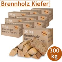Flameup - Bois de pin 5-500 kg Bois de chauffage 30 cm Pour Poêle et Cheminée Brasero Grill Panier à Feu Bûches