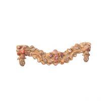 Biscottini - bois fruits panier en finition polychrome vieilli made in italy