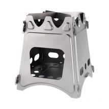 Bois Poêle à Bois Mini Pliable Réchaud de Camping Hobo Poêle pour Pique Nique BBQ Camping Randonnée Voyage