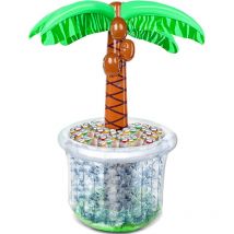 Boisson refroidissement bar à glace seau à glace extérieur sous - verres PVC gonflable cocotier, 158x128cm
