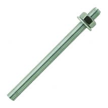 Boîte 10 Tiges filetées acier zingué + Écrou + Rondelle 10x130 mm Scell-it MS10130