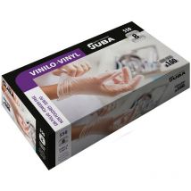 Boite 100 gants jetables vinyle sans poudre taille 7 Juba