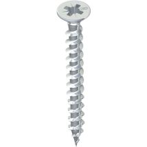 Heco Schrauben - Vis Tete Fraisée, Filetage Partiel Pz - Heco-fix-plus Seko Pzd6,0x 50 Zn-bl Vg Hp (par 200)