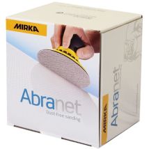 Boîte 50 Disques Abrasifs Auto-agrippants Abranet Ø 125 Mm Mirka Grain: 400