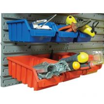 1 X Eco Moyen Rouge Bac De Rangement Bacs En Plastique 155x240x125 Patrol