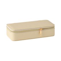 Boîte à Bijoux Avec Miroir 'Ericka' 24cm Beige