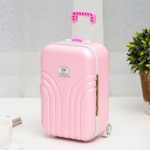 Boîte à bijoux de musique de voyage portable pour femmes filles avec grille de rangement de maquillage Petite boîte à bijoux support miroir pour