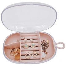 Boîte à bijoux de voyage, organiseur, étui de rangement portable pour bijoux, petit présentoir