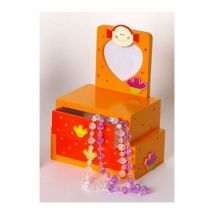 Boîte à bijoux en bois + cadre photo Princesse Orange