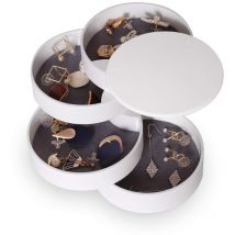 Boîte à bijoux rotative à 5 niveaux pour femmes (hors bijoux)