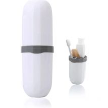 Boîte à Brosse à Dents, Étui Brosse a Dent pour Voyage Protecteur de Brosse à Dents Dentifrice, Boîte Brosse a Dent pour Camping, Voyage d'affaires,