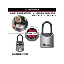 Master Lock - Boîte a Clé sécurisée Format xs avec Anse 5406EURD