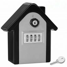 Ayyqh - Boite a Cle Securisee Mural Boite a Clé avec Code Numérique & Clés urgence, Grand Key Safe Box Format xl Coffre a Clef Extérieur pour