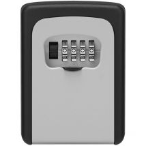 Gotrays - Boite à Clefs Haute sécurité de la police Safe Key Murale à 4 chiffres clés Coffre Combination Lock stocker les clés de