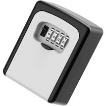 Serbia - Boîte à clés, coffre-fort à clés mural, boîte à clés de sécurité extérieure, gris