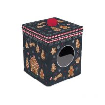 Boîte à cookies carrée - pain d'épices Easy Life 031278