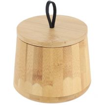 Boite a coton bambou ronde - bambou Tendance